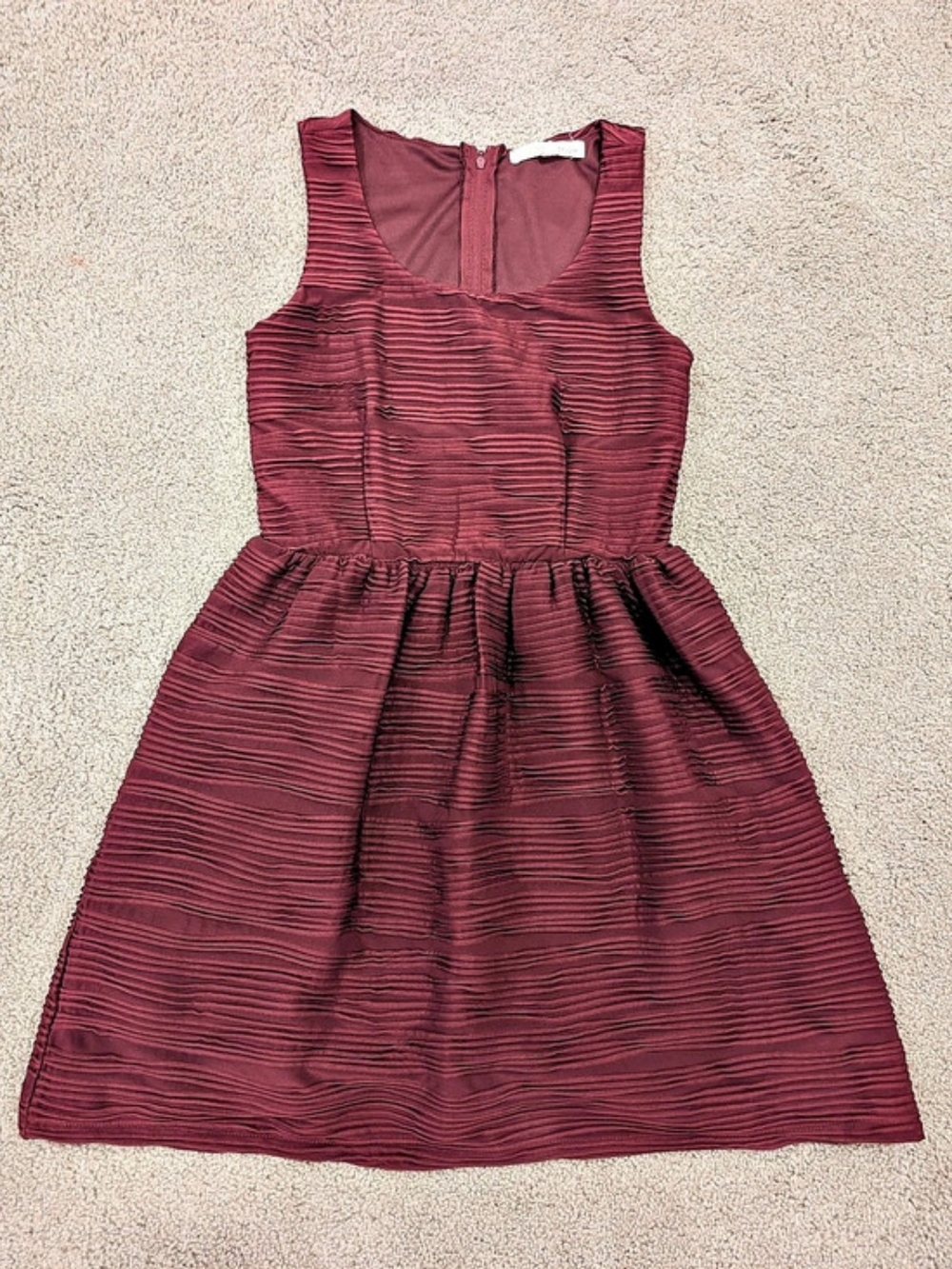 Rewind Burgundy Mini Dress